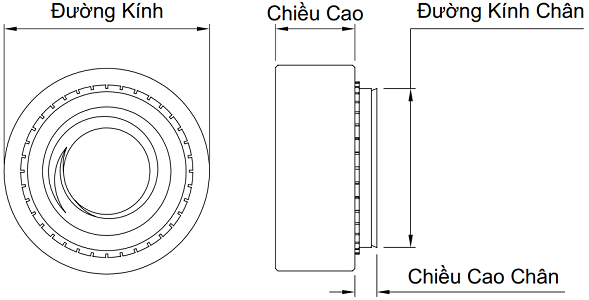 Tán Đóng Loại Tròn Thép Mạ Kẽm S-M3-1_drawing