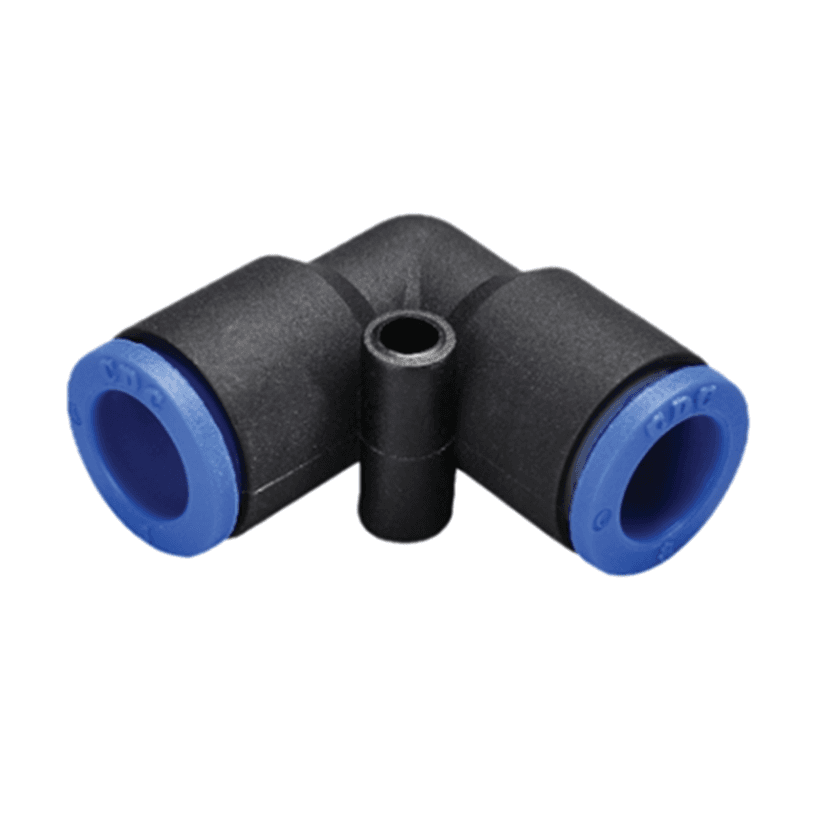 Đầu Nối Nhanh Khí Nén Cong Ø14mm CDC MPUL 14 (Màu Đen)