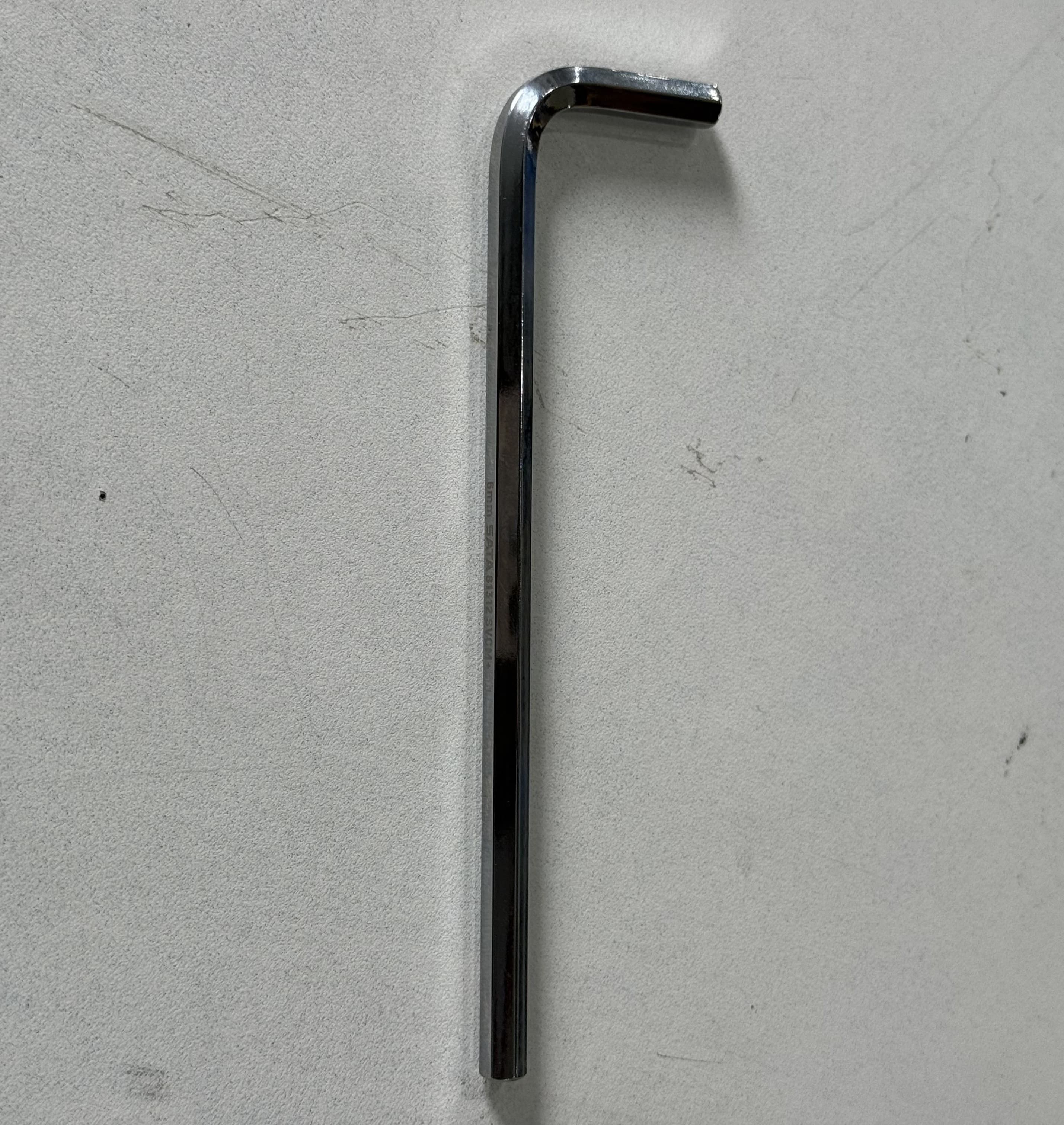 Cây Lục Giác 6 mm Đầu Bằng Chữ L Dài SATA 81312