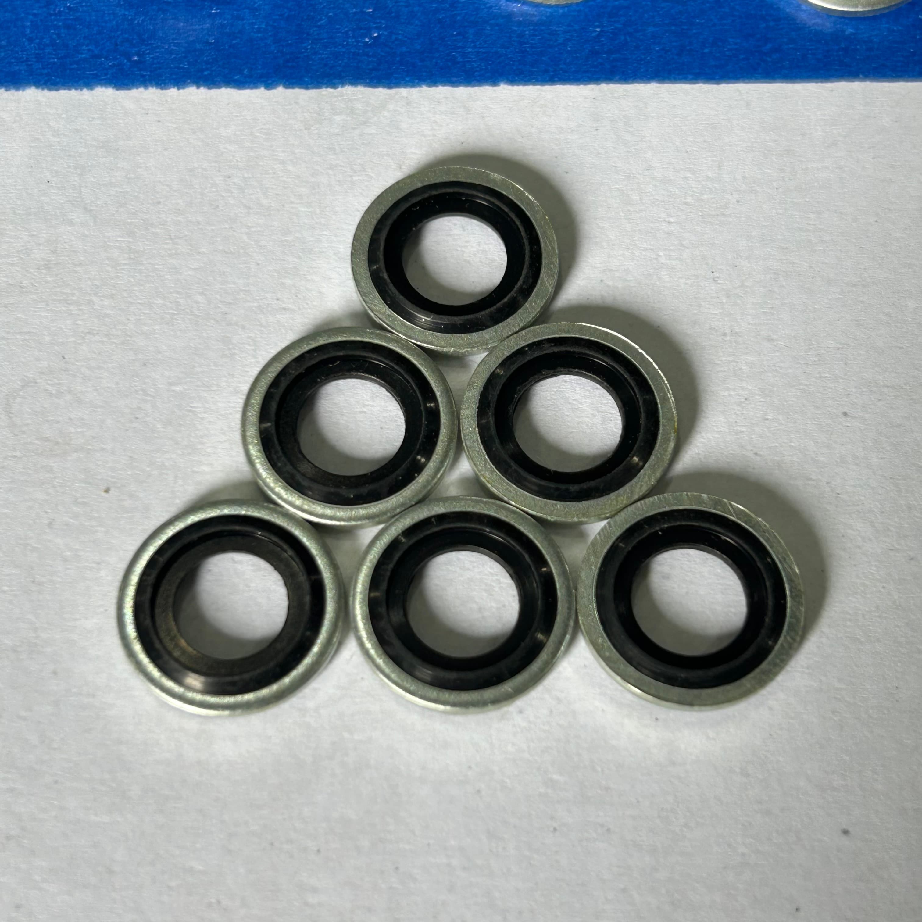 Lông Đền Dầu (Bonded Seal) Cao Su NBR D10 (ID10.7xOD16x1.5)