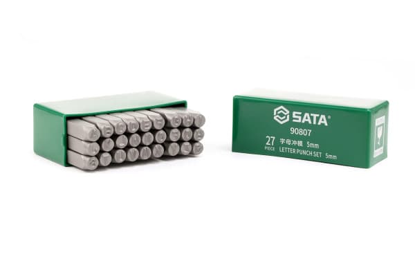 Bộ Đục Đánh Dấu Chữ Cái A-Z (27 Chi Tiết) 3 mm SATA 90805