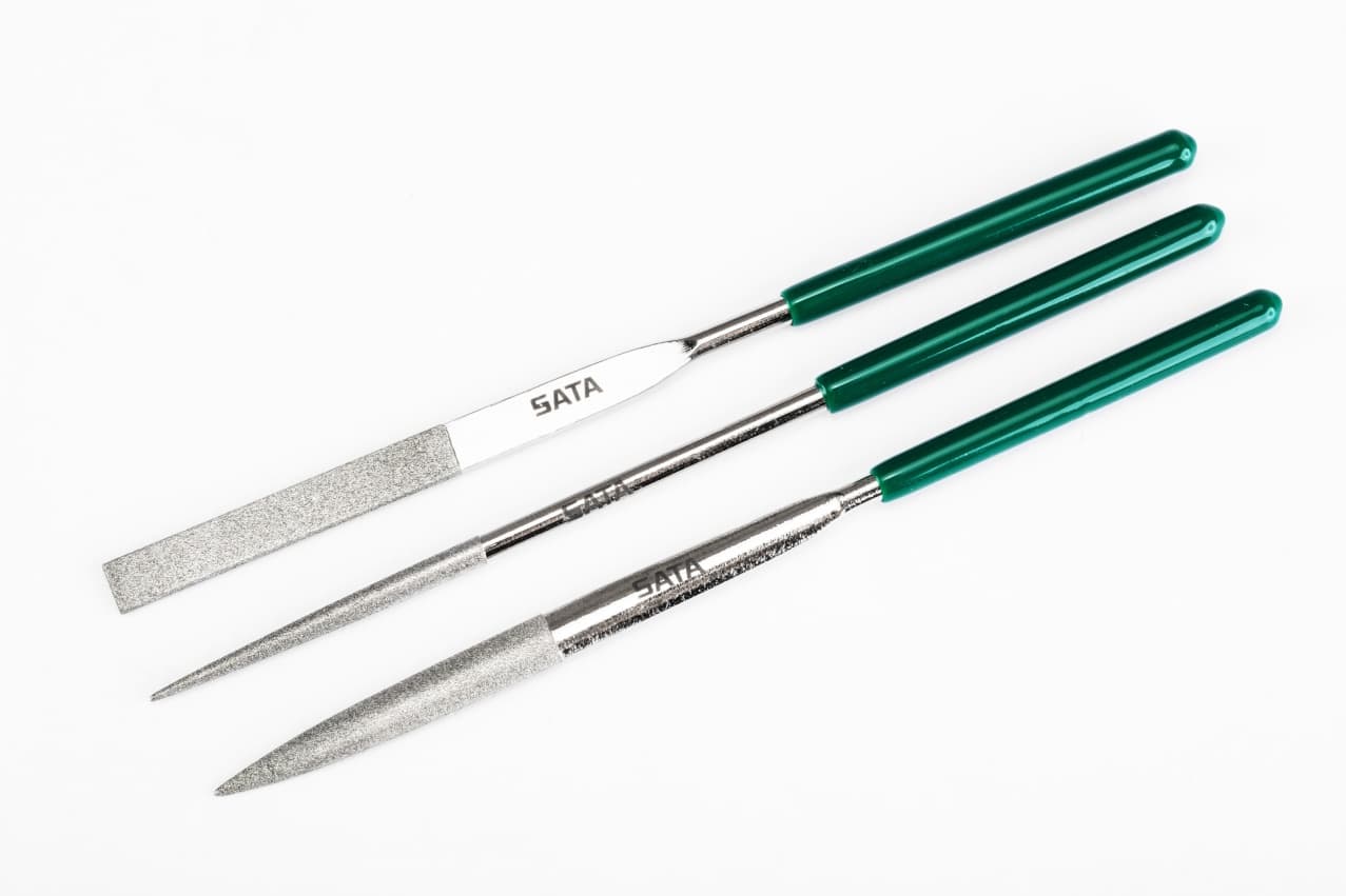 Bộ Dũa Kim Loại 4×160 mm 3 Chi Tiết SATA 03870
