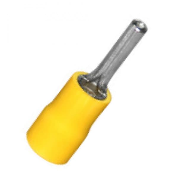 Đầu Cosse Pin Đặc Bọc Nhựa Màu Vàng 4-6mm2 KST PTV5-13