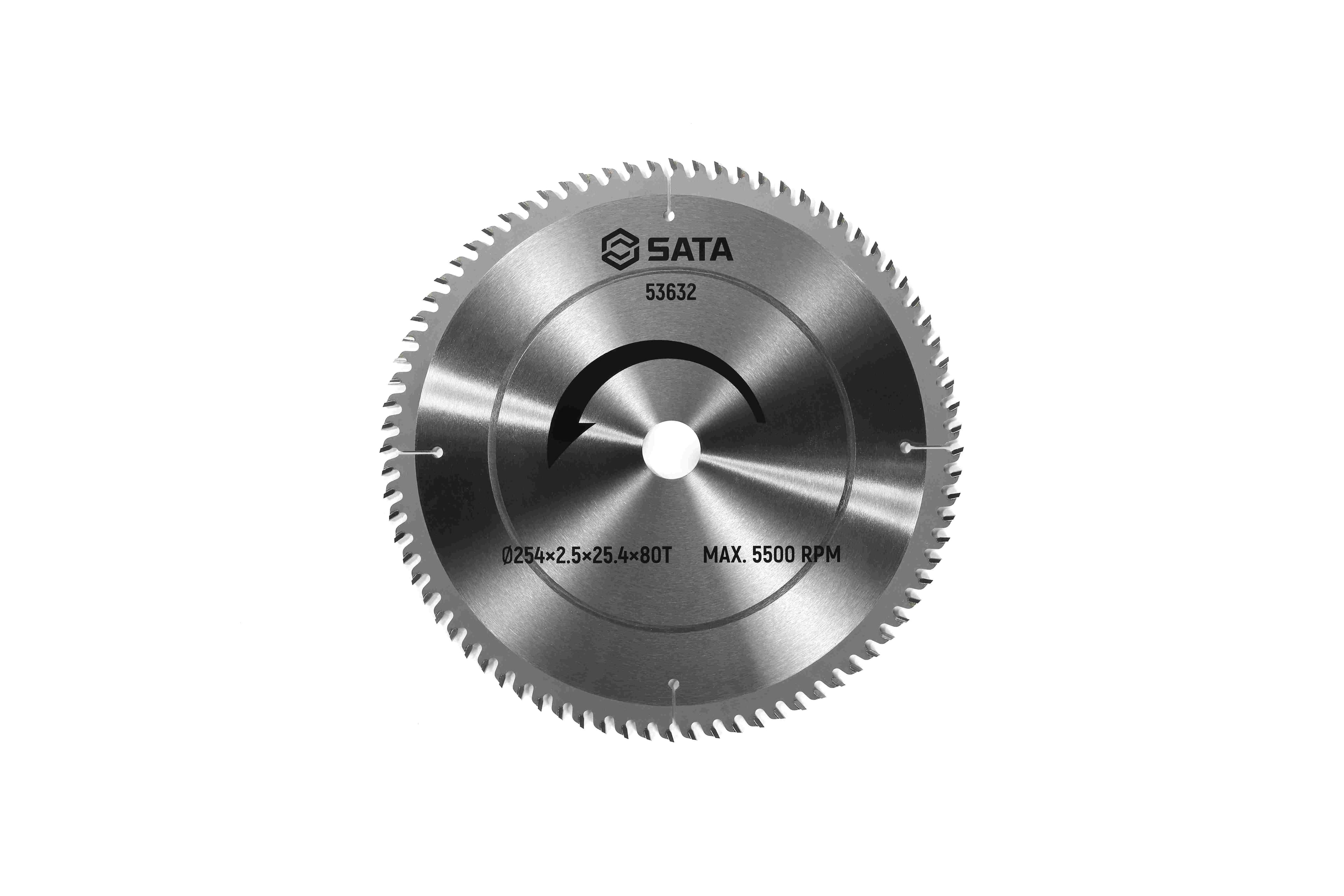 Lưỡi Cưa Gỗ Ø254×2.5×25.4×80T SATA 53632