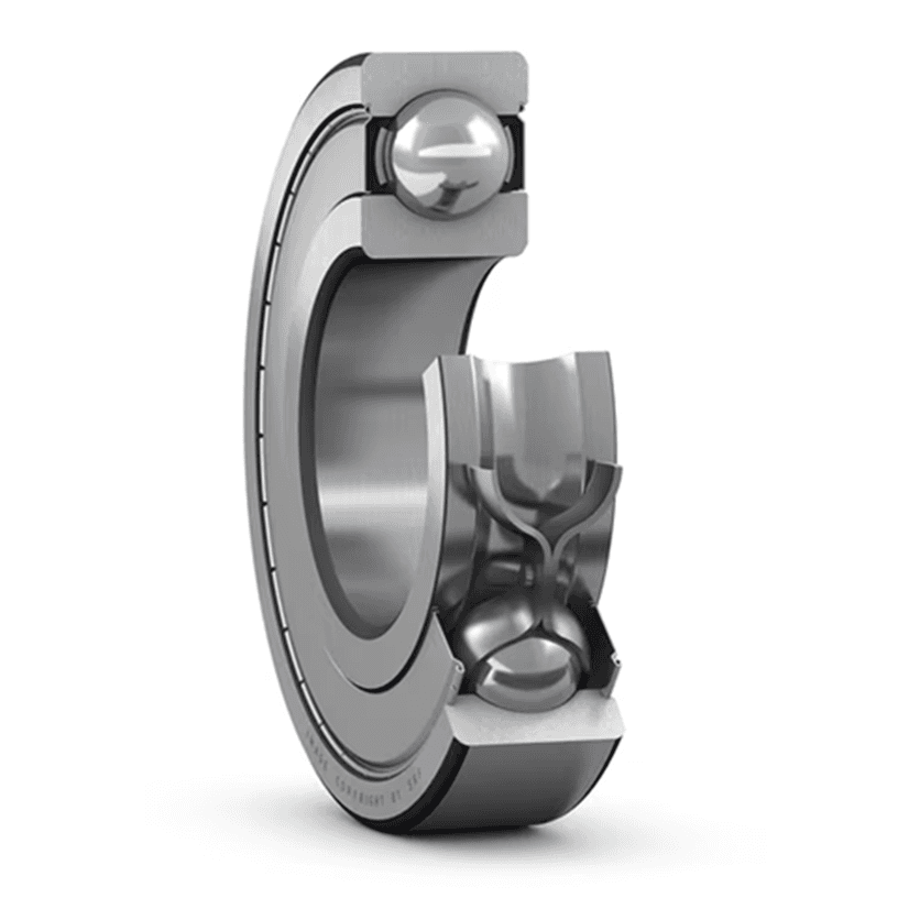 Vòng Bi Cầu Rãnh Sâu SKF 6000-2Z/C3 (10x26x8) Nắp Chắn Thép (Hai Bên)