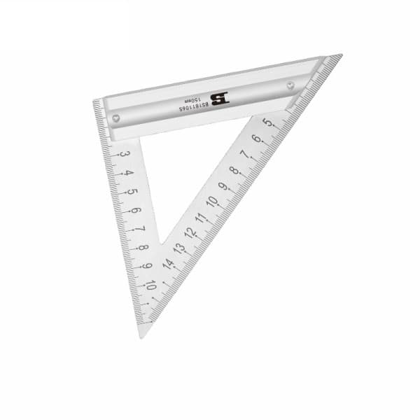 Thước Ê Ke Tam Giác Đế Nhôm 200 mm Bosi BS181108S