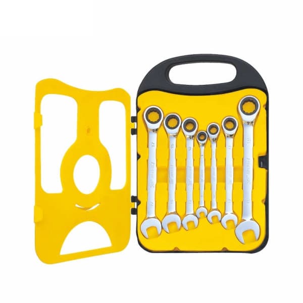 Bộ Cờ Lê Vòng Miệng Tự Động 7 Chi Tiết 8-19 mm Bosi BS401207