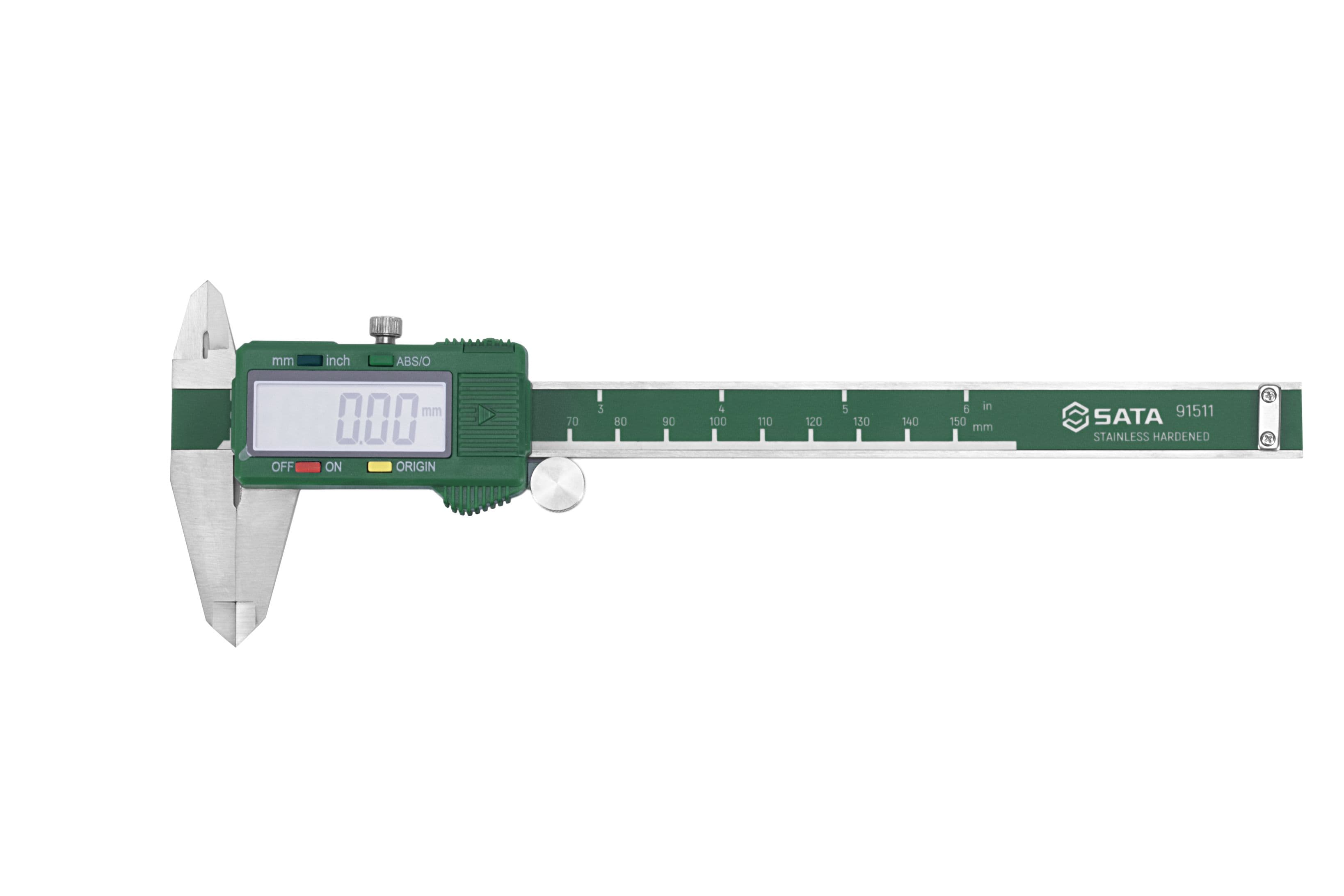 Thước Cặp Điện Tử Đo Đường Kính 0–150 mm SATA 91511