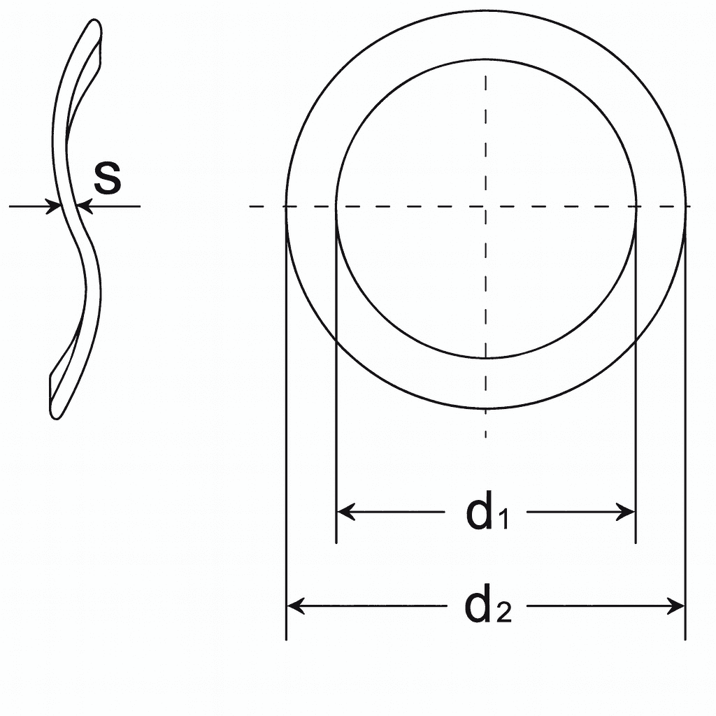 Bản vẽ kỹ thuật Lông Đền Lượn Sóng Thép M18 (18.7x26x0.3)