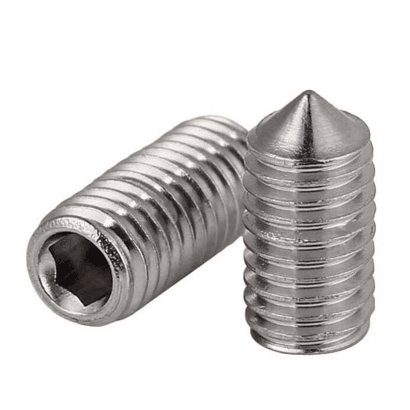 Vít Trí Đuôi Nhọn Inox 304 DIN914 M4x4