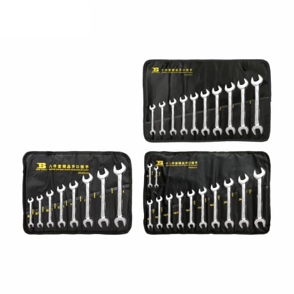 Bộ Cờ Lê 2 Đầu Miệng 12 Chi Tiết Cao Cấp Bosi BS383312