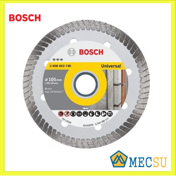 Đĩa Cắt Kim Cương Turbo 105 X 20/16mm Bosch 2608603740