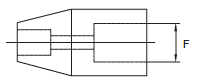 Bản vẽ kỹ thuật Đầu Tuýp Chuyển Đổi/Khớp Nối Dr.3/8 - 1/4 inch SATA 12917
