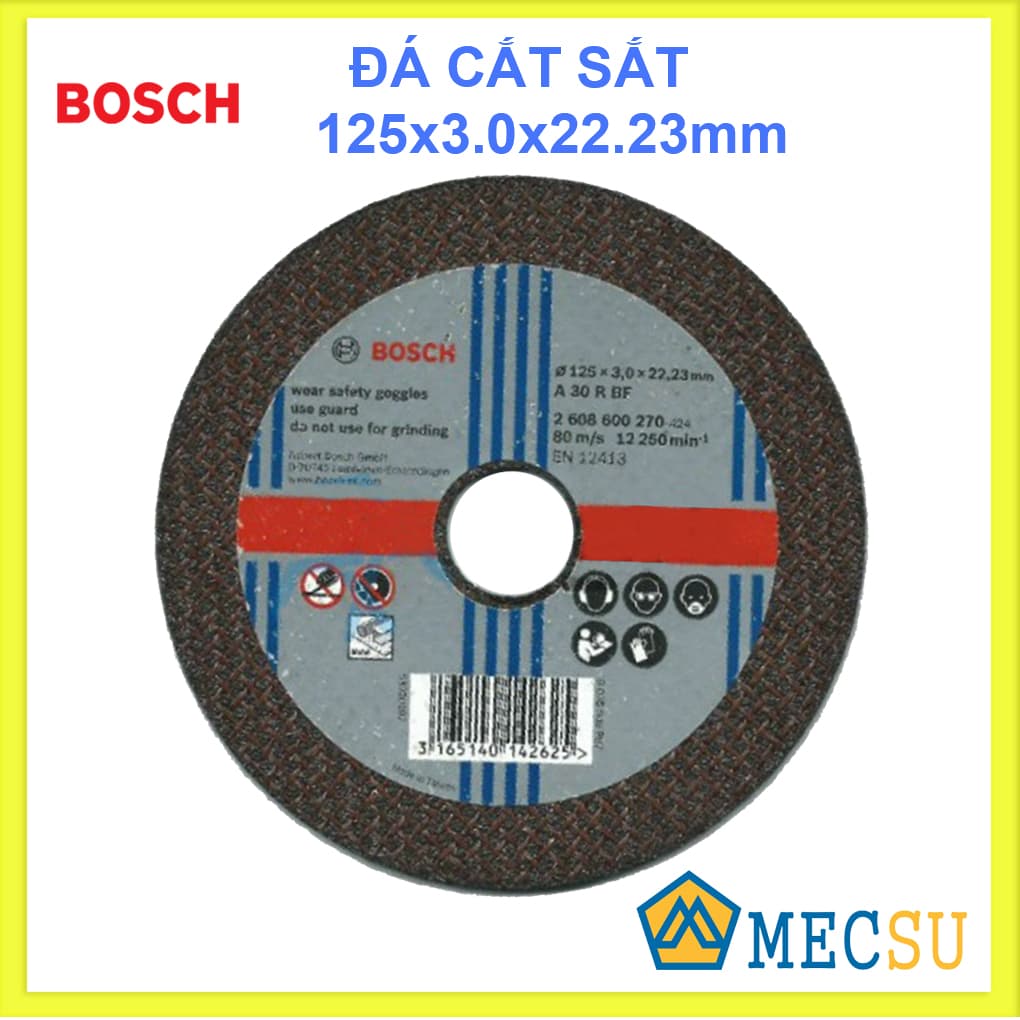 Đá cắt sắt 125x2.8x22.2mm Bosch 2608600270
