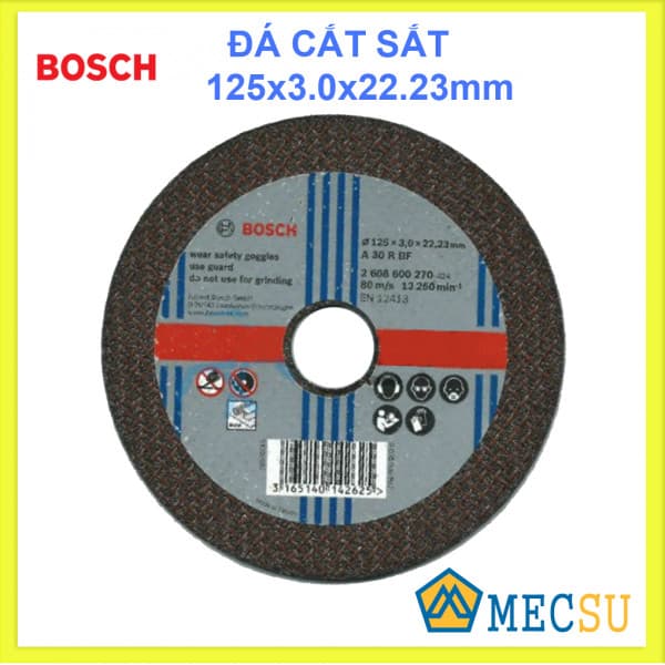 Đá cắt sắt 125x2.8x22.2mm Bosch 2608600270