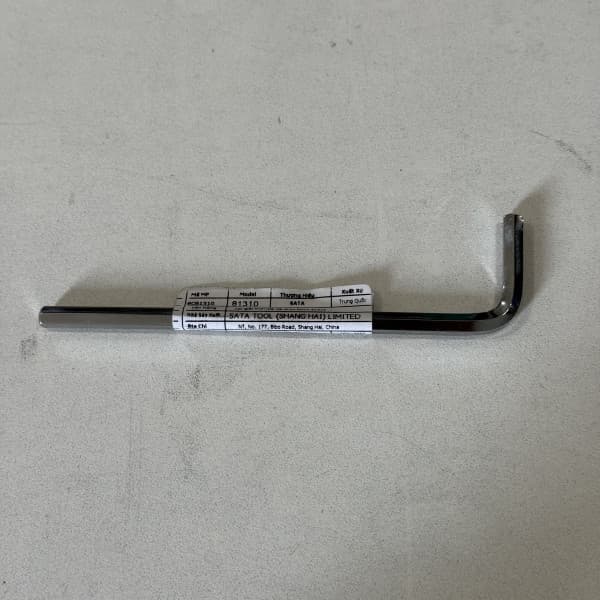 Cây Lục Giác 5 mm Đầu Bằng Chữ L Dài SATA 81310