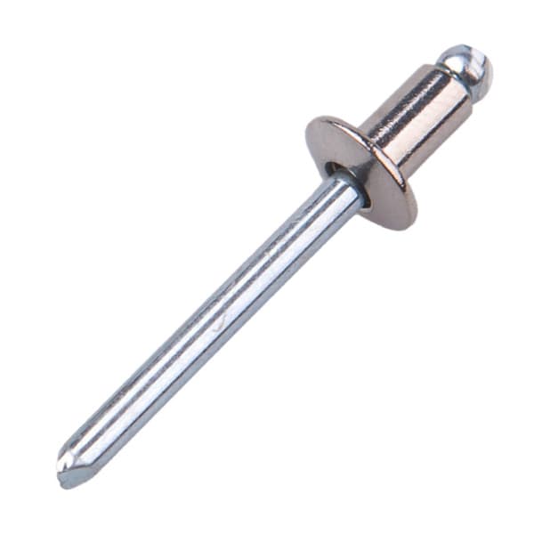 Rivet Inox 304 Chân Thép OD4.8x12mm (500 Cái)