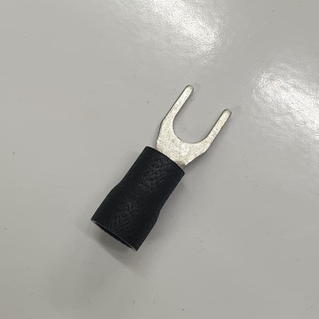 Đầu Cosse Chĩa Chữ Y Cách Điện 2.5-4 mm2 KST Màu Đen SV3-5
