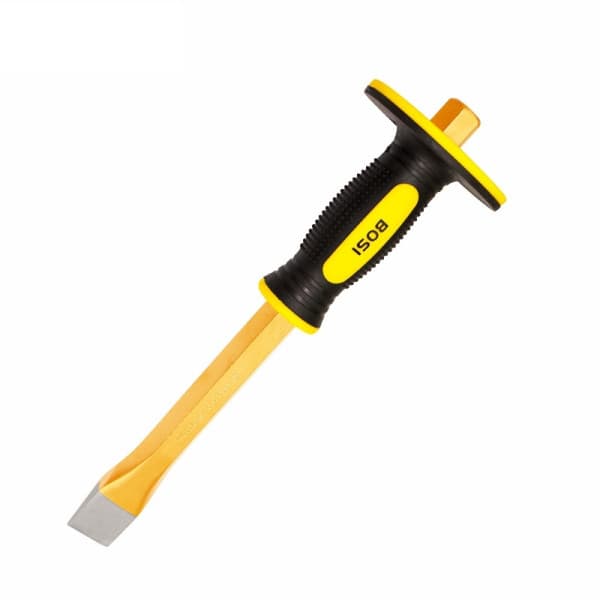 Đục Dẹp Có Tay Chắn 2 Màu 19x16x300 mm Bosi BS521916
