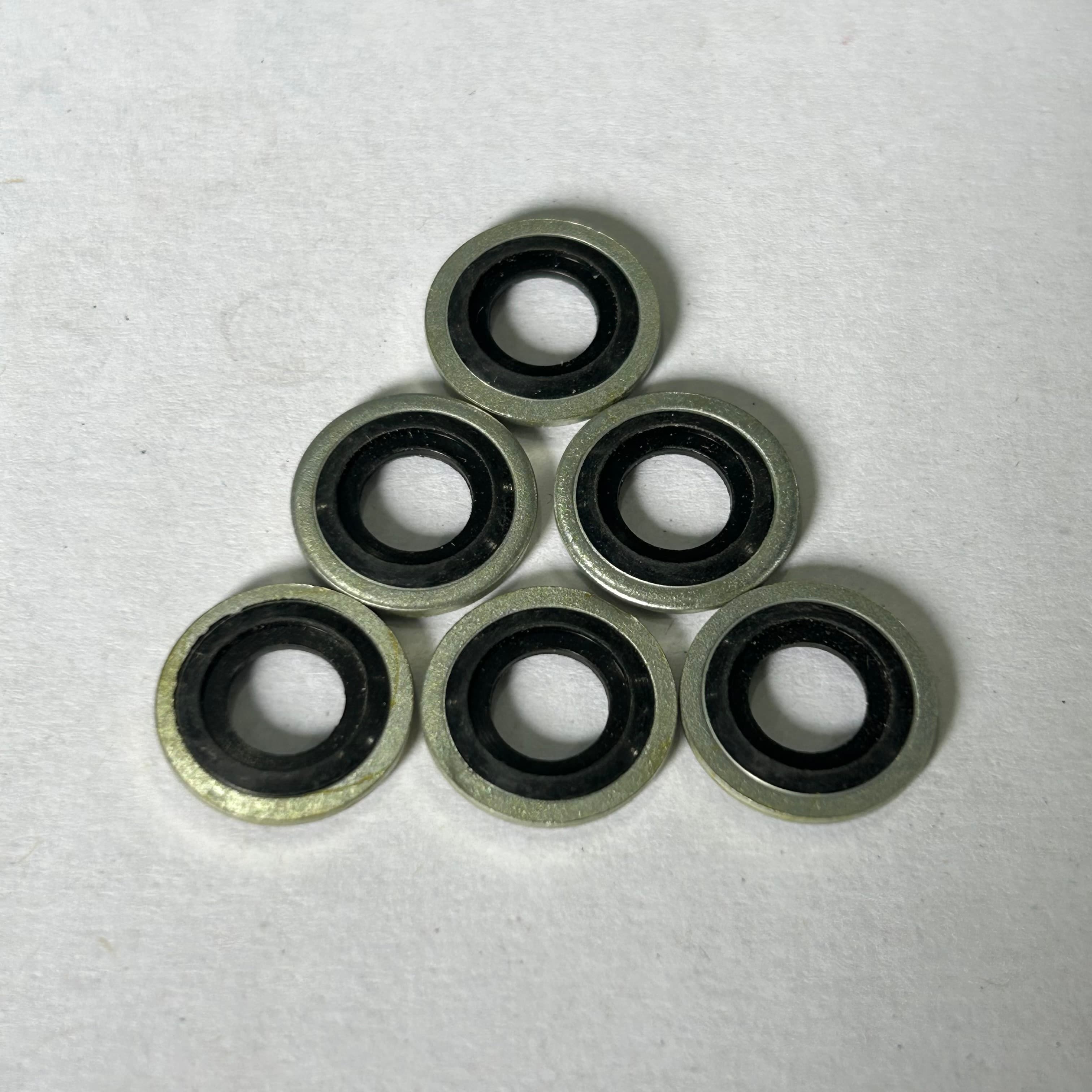 Lông Đền Dầu (Bonded Seal) Cao Su NBR D8 (ID8.7xOD13x1.0)