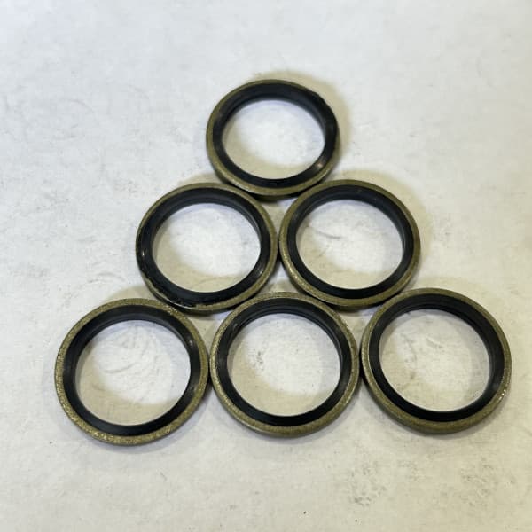 Lông Đền Dầu (Bonded Seal) Cao Su NBR D16 (ID16.4xOD22x2.0)
