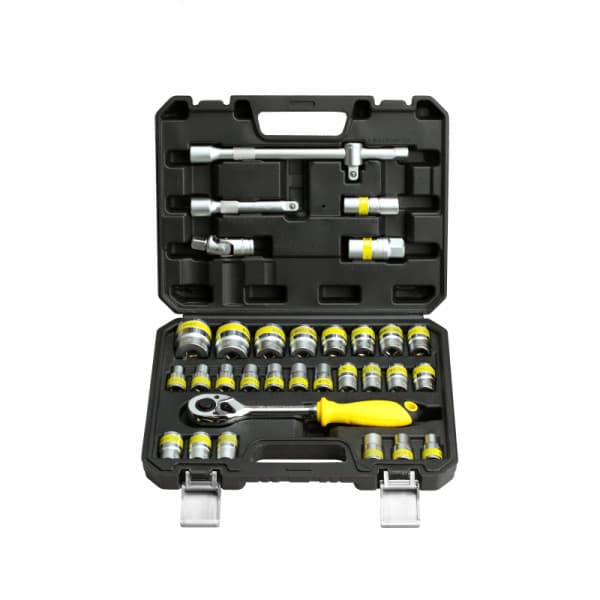 Bộ Tuýp 1/2 Inch 32 Chi Tiết Hệ Mét Hai Màu Bosi BS511132