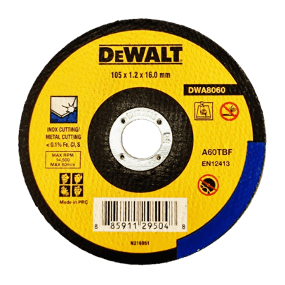 Đá Cắt Inox 100 X 1.2 X 16 T1 Dewalt DWA8060-B1