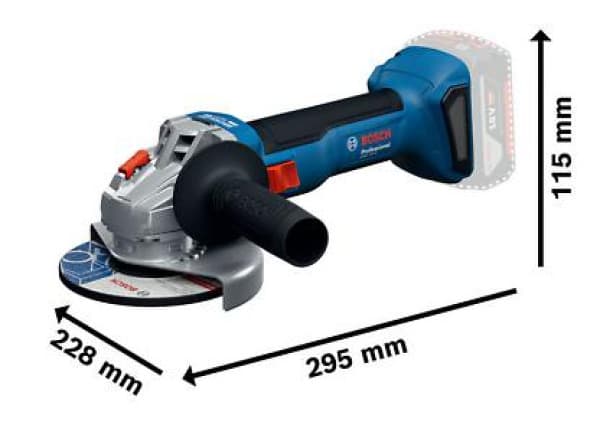 Máy Mài Góc Dùng Pin GWS 18V-8 (SOLO) 125mm 18V Bosch 06019N9000