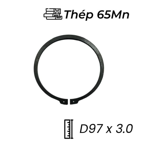 Phe Gài Trục Thép 65Mn DIN471 D97x3.0