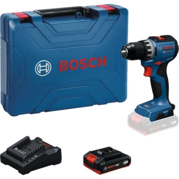 Máy Khoan Bắt Vít Dùng Pin 2.0Ah 70Nm (Kèm Pin + Sạc) GSR 18V-52 Bosch 06019S00K4