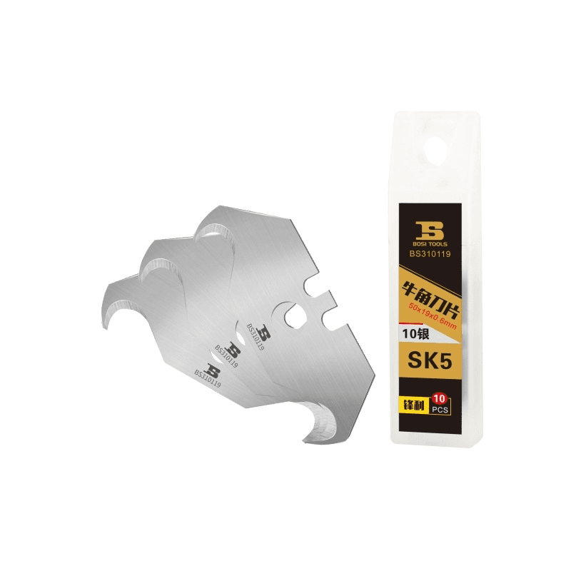 Hộp Lưỡi Dao Cắt Gọt Dạng Sừng Trâu 50x19 mm Bosi BS310119