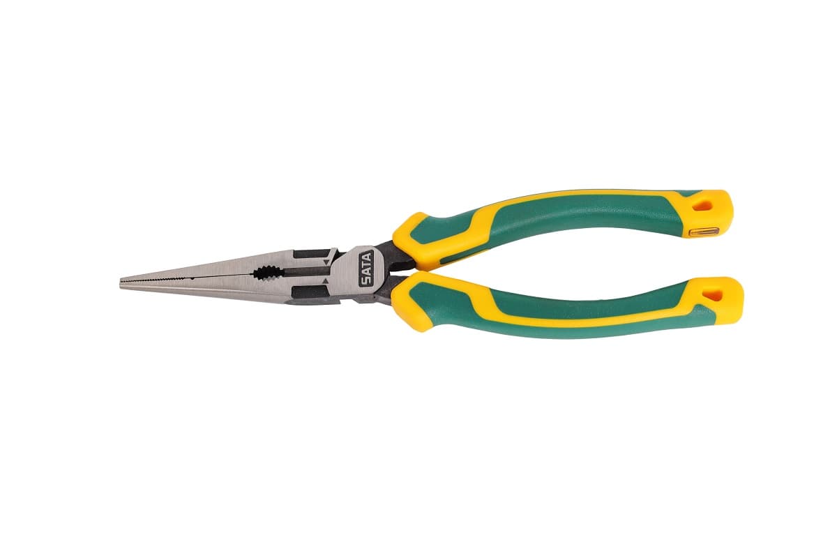 Kìm Mũi Nhọn Thép Cr-Ni 8" SATA 70122D