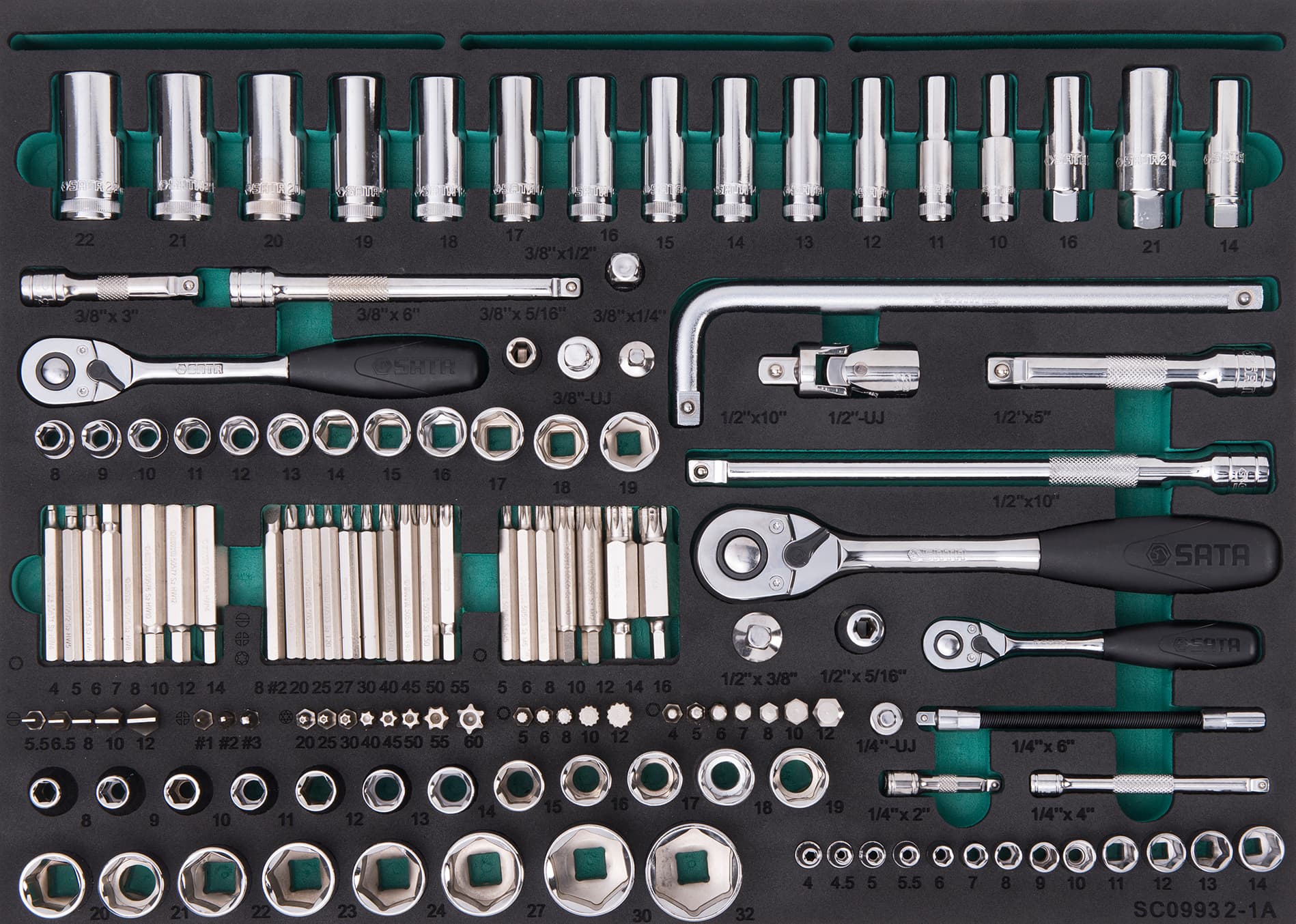 Bộ Dụng Cụ Bảo Trì Bộ 242 Cái Sata 09932