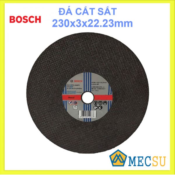 Đá cắt sắt 230x3.3x22.2mm Bosch 2608600274