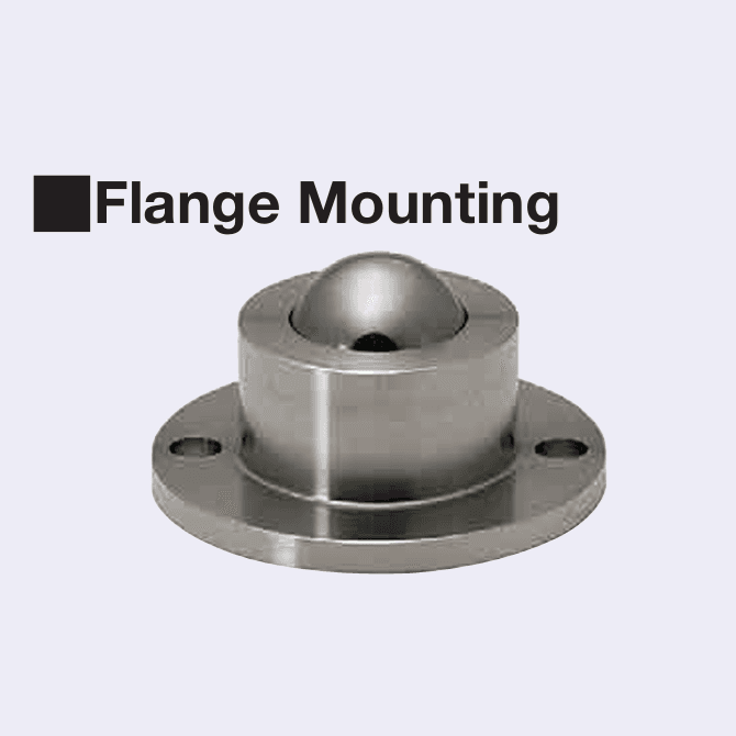 Con Lăn Bi Loại Đế Mặt Bích Inox 304 D30 BCHF30