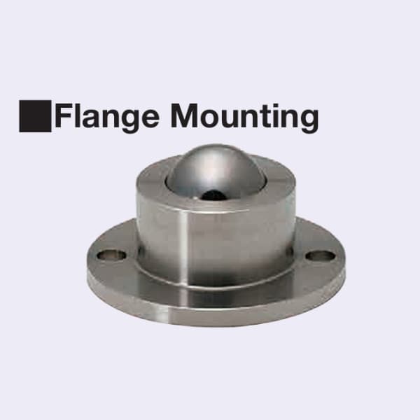 Con Lăn Bi Loại Đế Mặt Bích Inox 304 D27 BCHF27