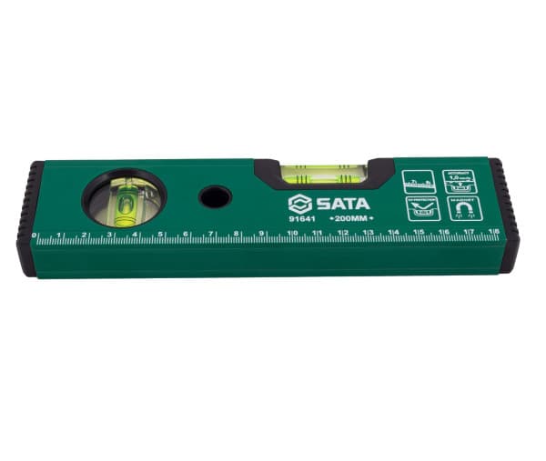 Thước Thủy Mini 8" Có Nam Châm SATA 91641