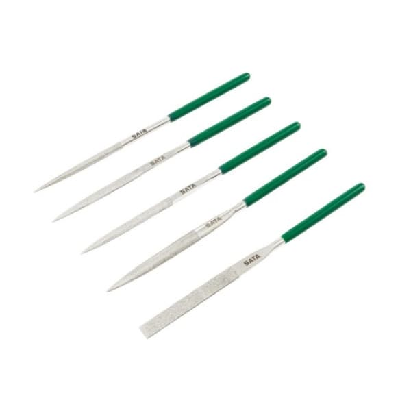 Bộ Dũa 5 Chi Tiết Bằng Thép Hợp Kim 5×180 mm SATA 03850