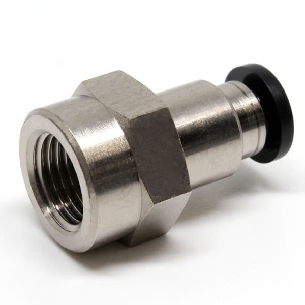 Đầu Nối Nhanh Khí Nén Thẳng Phi 4mm Ren Trong R1/8 Pisco PCF4-01