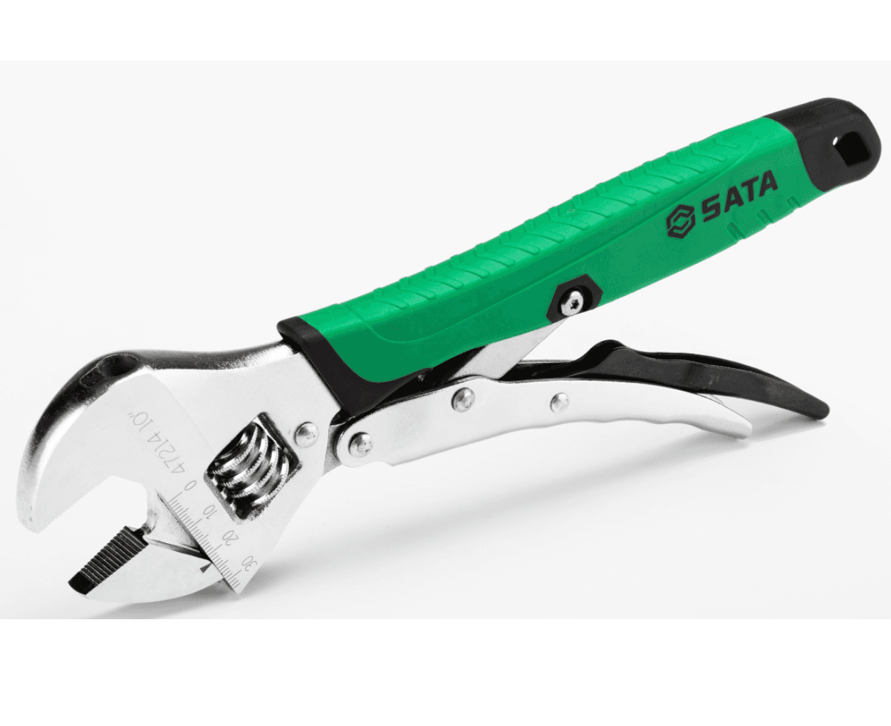 Mỏ Lết Khóa Ngàm Cờ Lê 8 inch Sata 47213