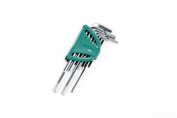 Bộ Lục Giác Đầu Bằng Chữ L Dài 1.5–10 mm 9 Chi Tiết Sata 09107