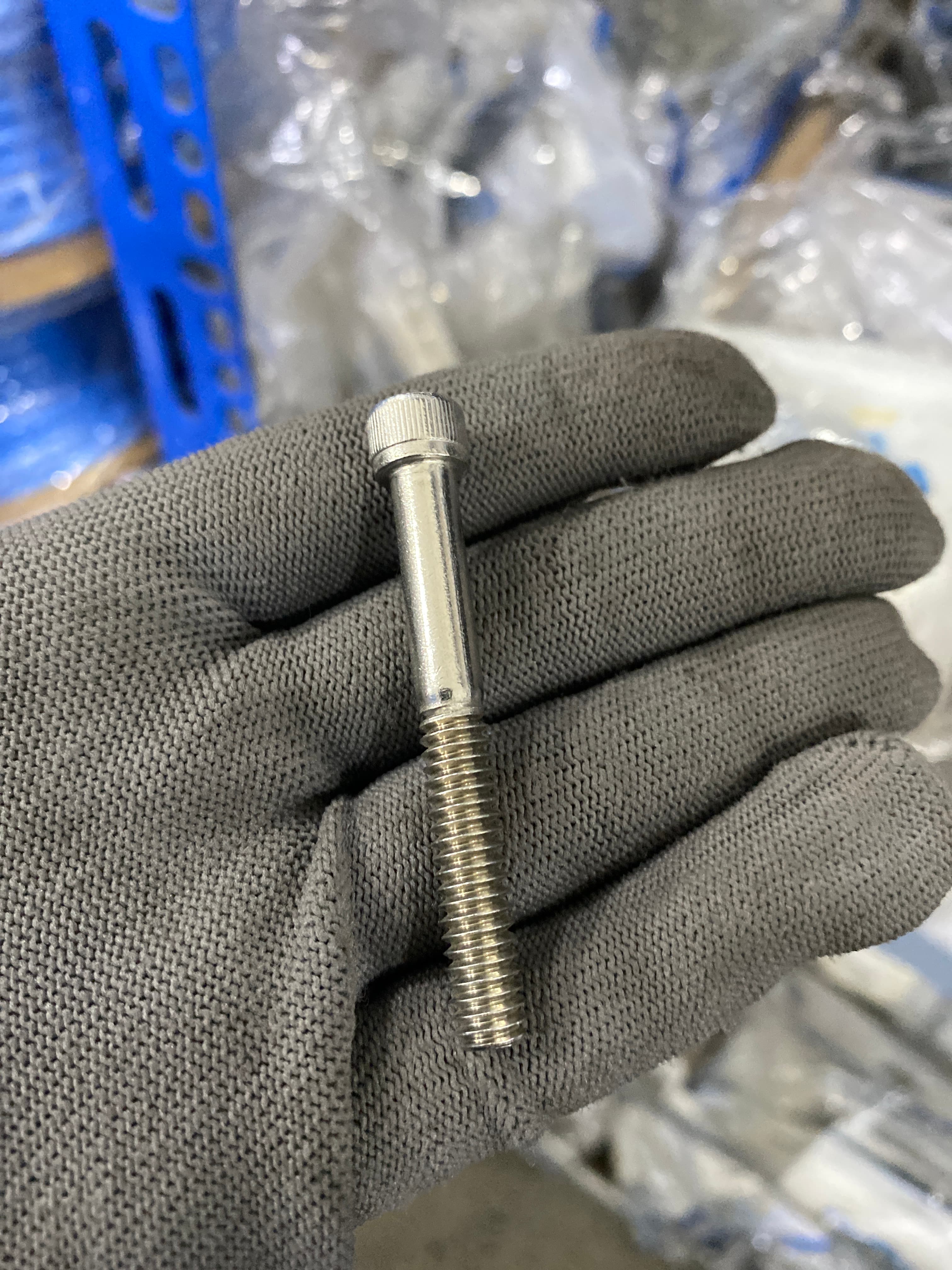 Lục Giác Chìm Đầu Trụ Inox 304 UNC 1/4-20 x 2 Ren Lửng (5Cái/Bịch)