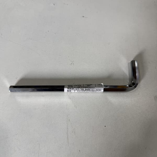 Cây Lục Giác 8 mm Đầu Bằng Chữ L Dài SATA 81314
