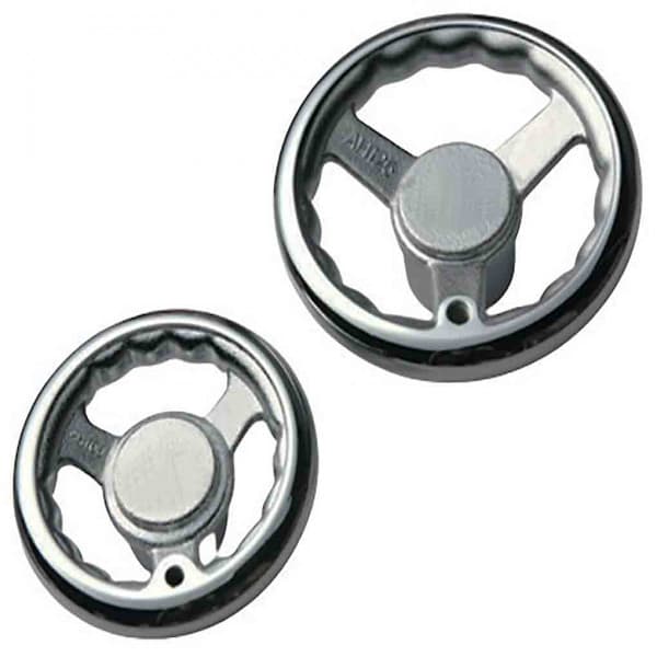 Tay Quay Vô Lăng Nhôm Mạ Crom Buyoung ALH-200