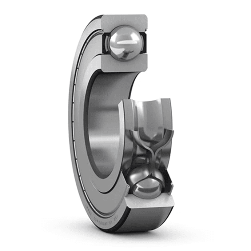 Vòng Bi Cầu Rãnh Sâu SKF 6206-2Z (30x62x16) Nắp Chắn Thép (Hai Bên)