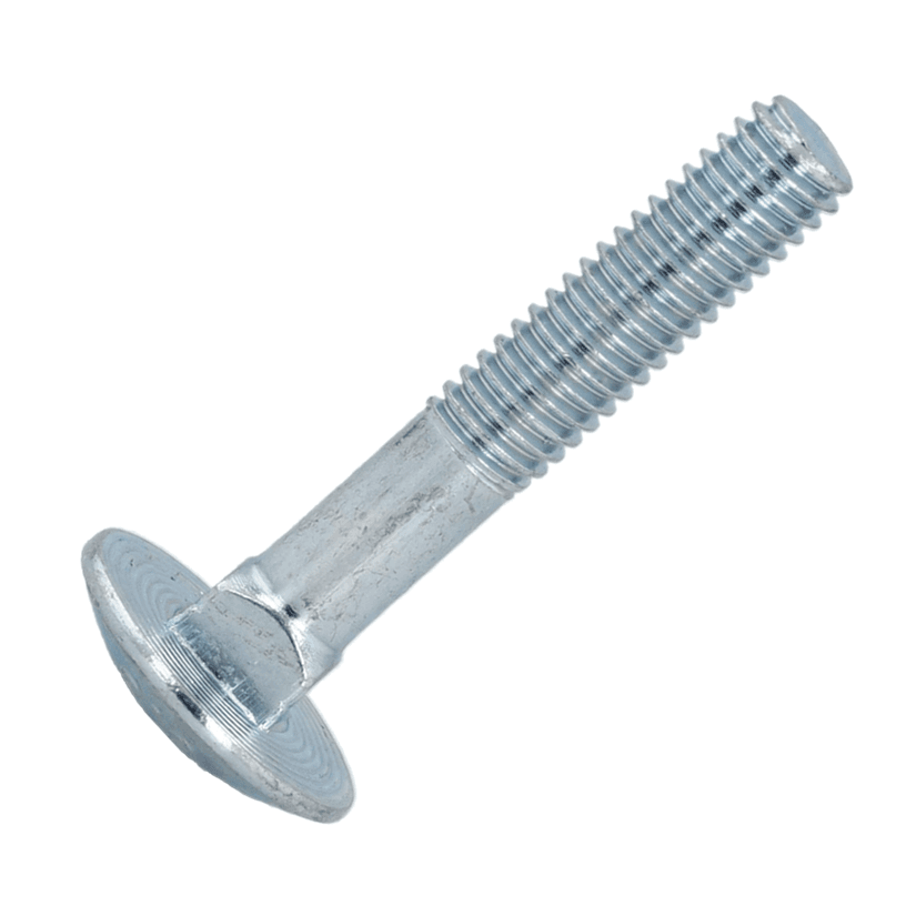 Bulong Cổ Vuông Thép Mạ Kẽm 4.8 DIN603 M6x40 Ren Lửng