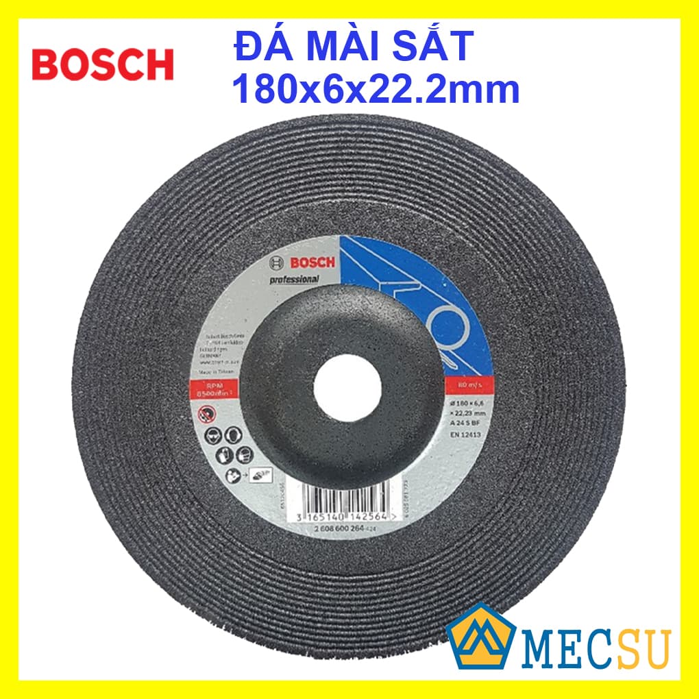Đá mài sắt 180x6.6x22.2mm Bosch 2608600264