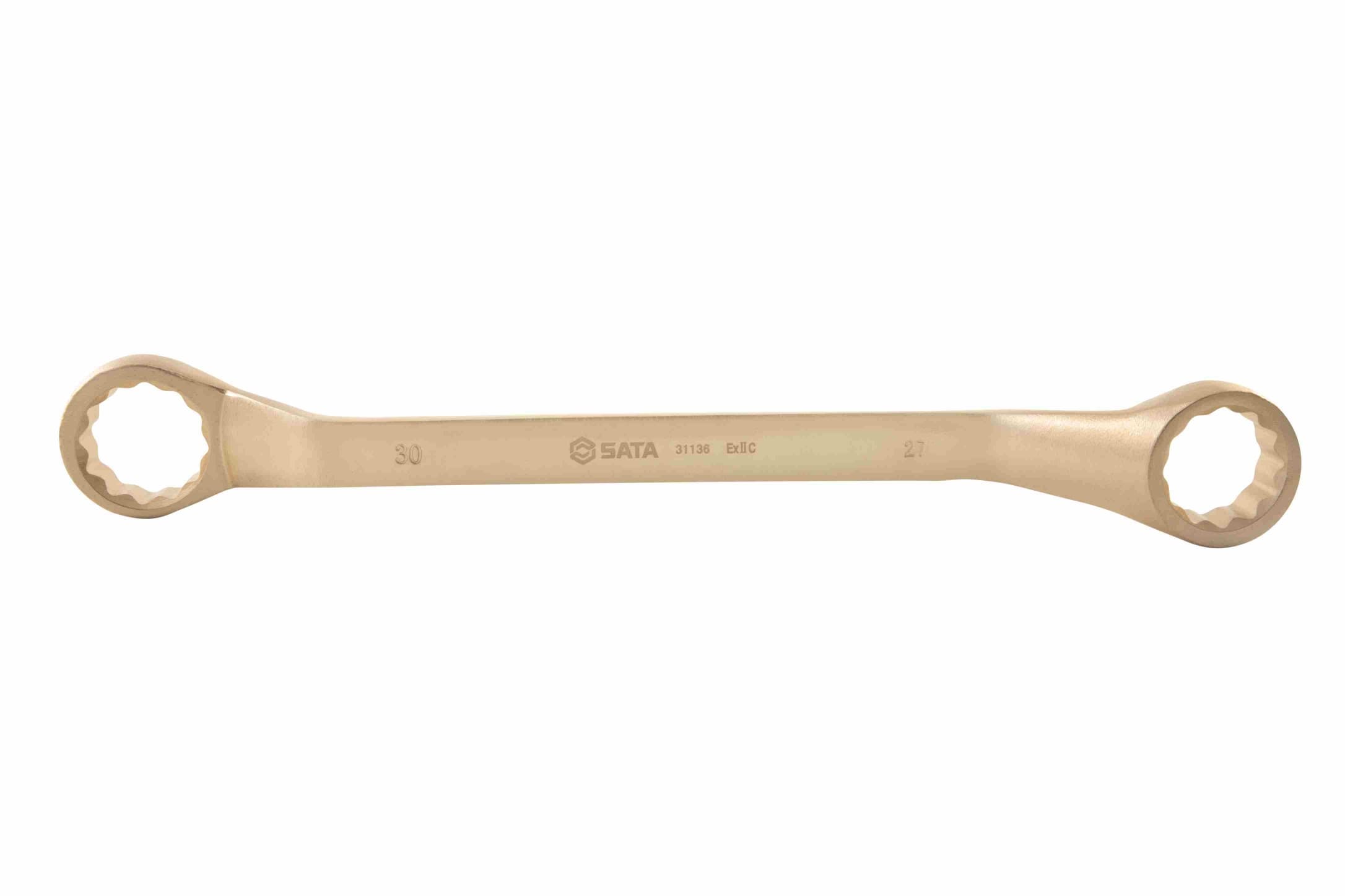 Cờ Lê 2 Đầu Vòng Chống Cháy Nổ 27×30 mm SATA 31136