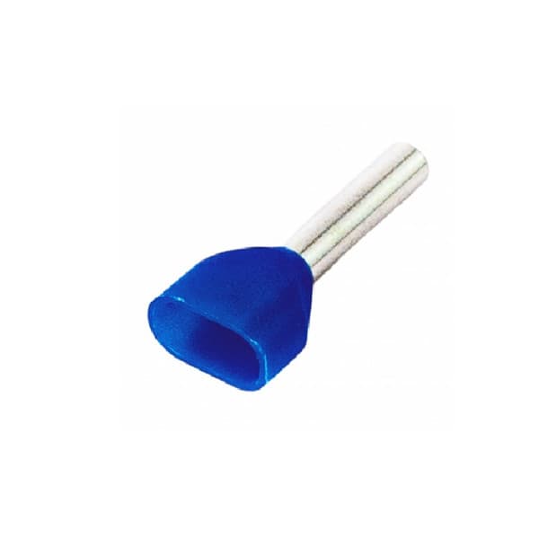 Cosse Pin Đôi Có Nhựa 0.75mm Màu Xanh Dương KST TE7510-BLUE