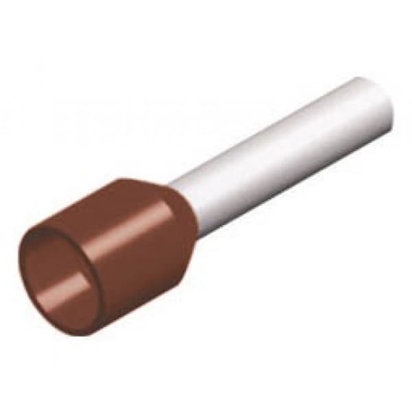 Đầu Cosse Pin Rỗng Bọc Nhựa Màu Nâu KST 10 mm2 E10-12-BROWN